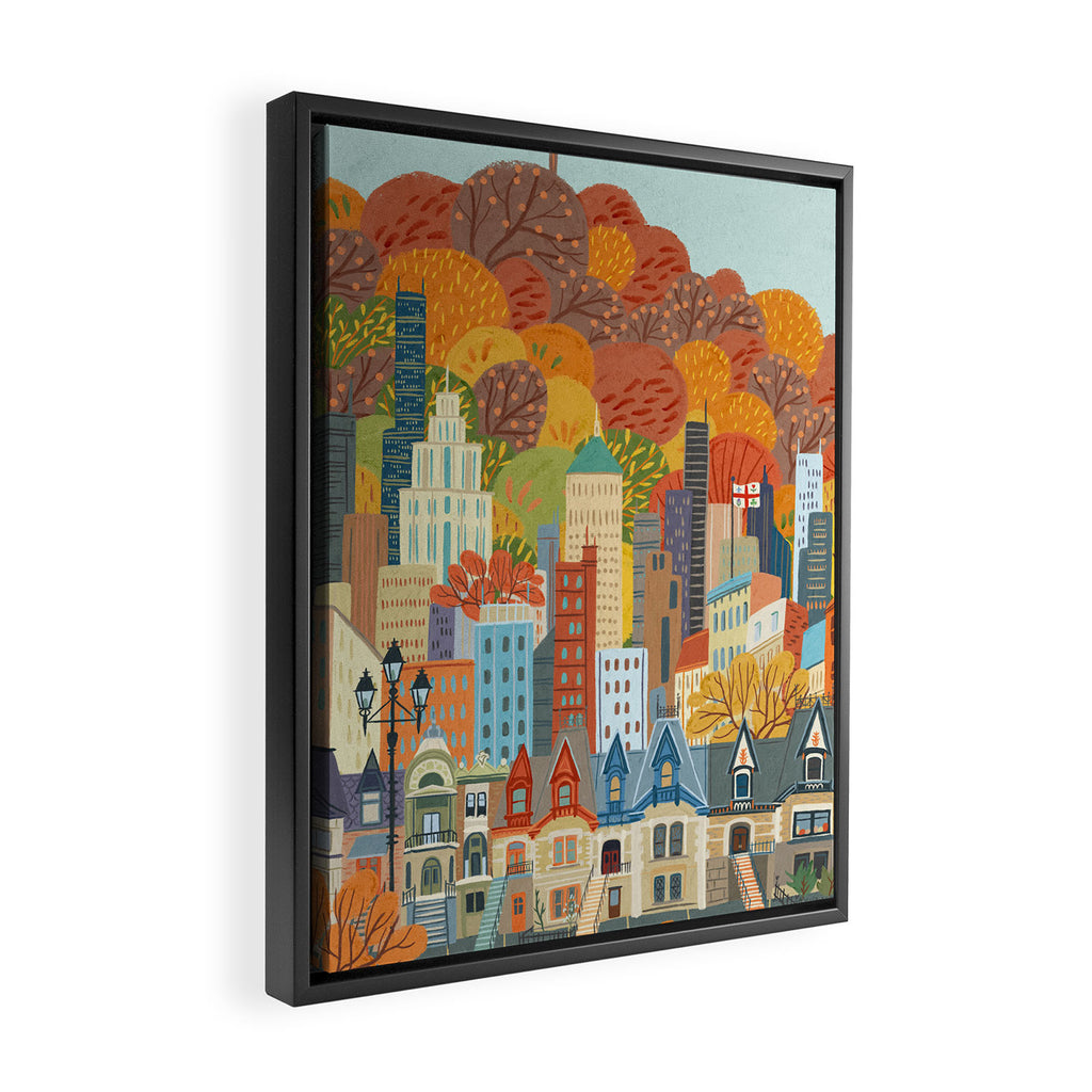 Montréal Framed Canvas Print Gallery Image 2