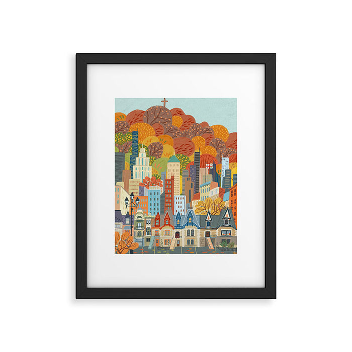 Montréal Framed Art Print Gallery Image 1