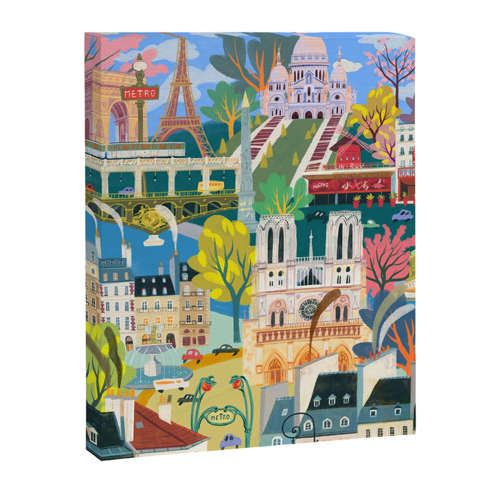 Paris mon amour Canvas Print Gallery Image 1