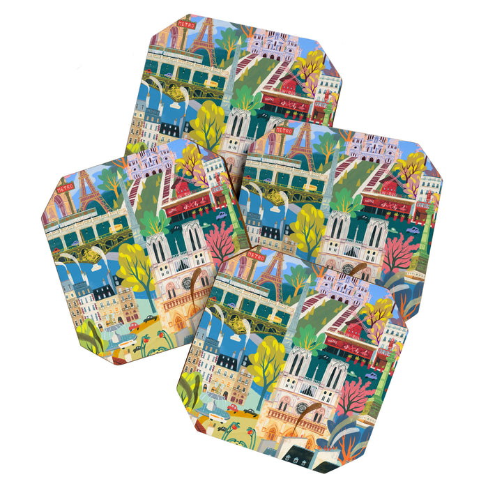 Paris mon amour Coaster Gallery Image 1