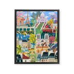 Paris mon amour Framed Canvas Print Gallery Image 6