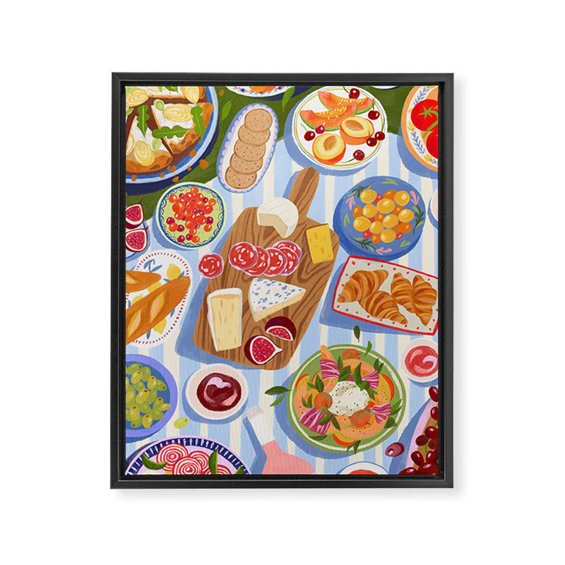Summer Picnic Framed Canvas Print Gallery Image 6