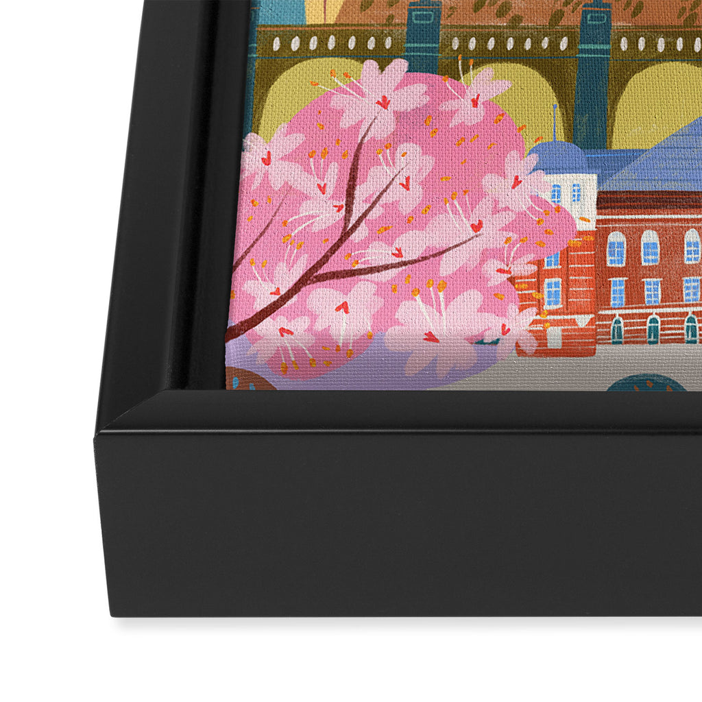 Tokyo Framed Canvas Print Gallery Image 3