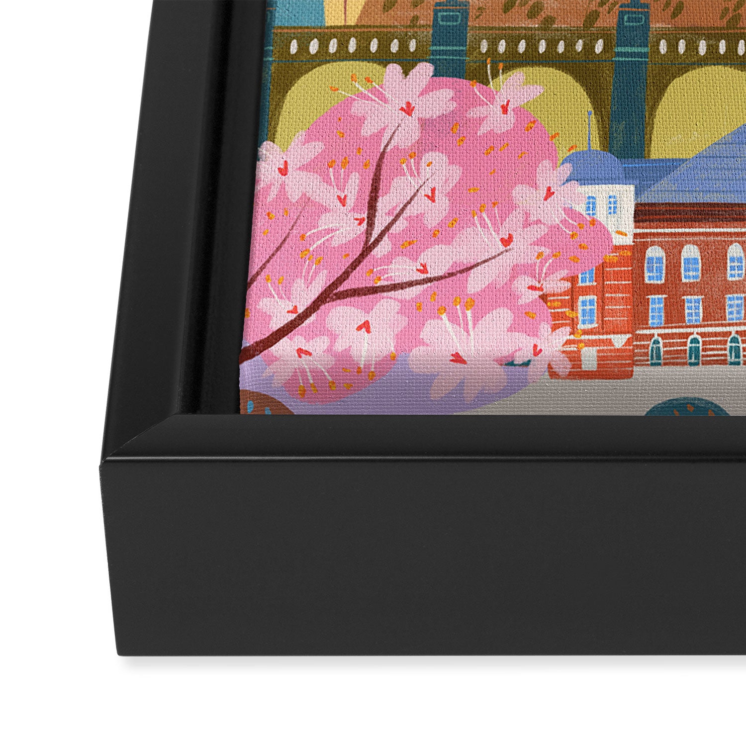 Tokyo Framed Canvas Print Gallery Image 3