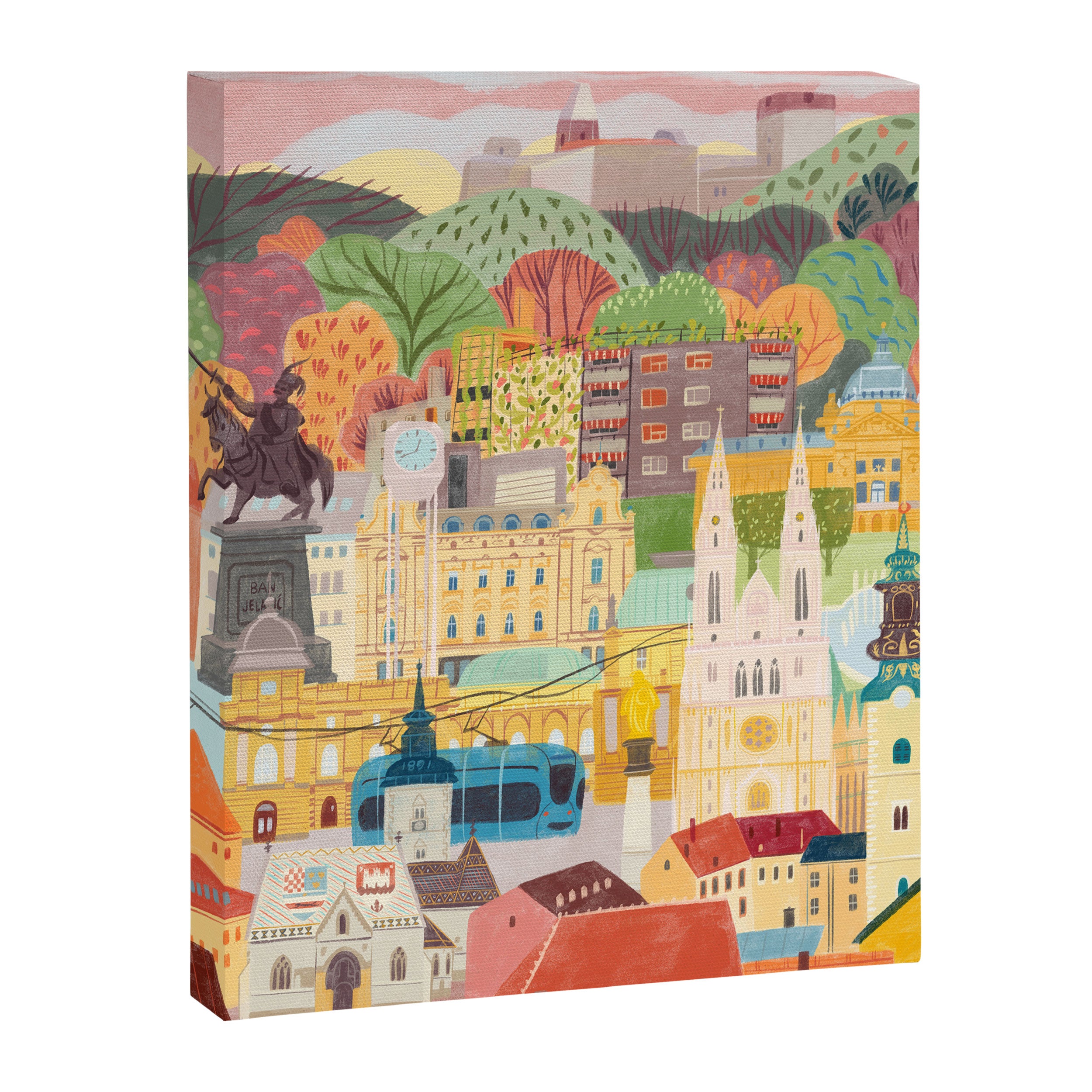 Zagreb Canvas Print Gallery Image 6