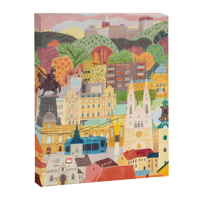 Zagreb Canvas Print Gallery Image 1