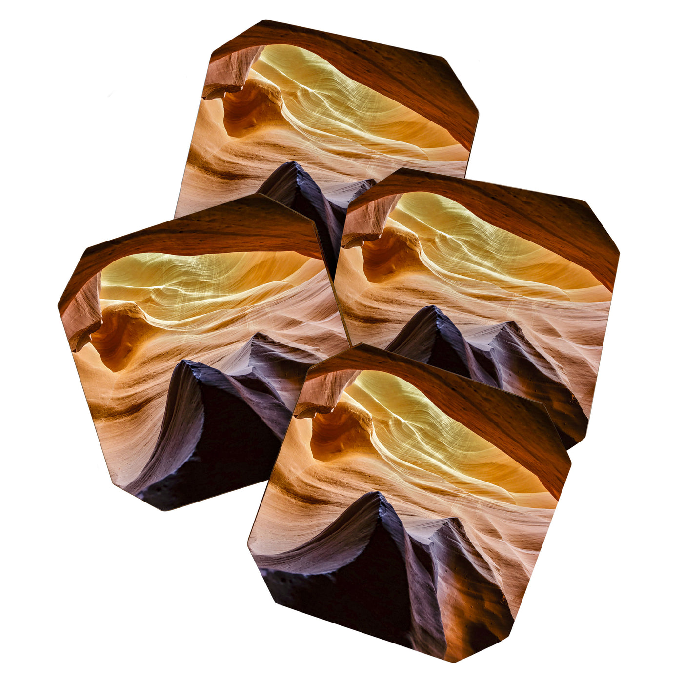 Antelope Canyon Filtered Light   3-9-15 Coaster