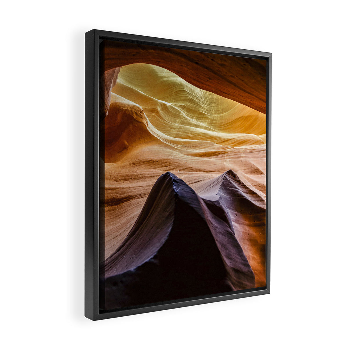 Antelope Canyon Filtered Light   3-9-15 Framed Canvas Print Gallery Image 2