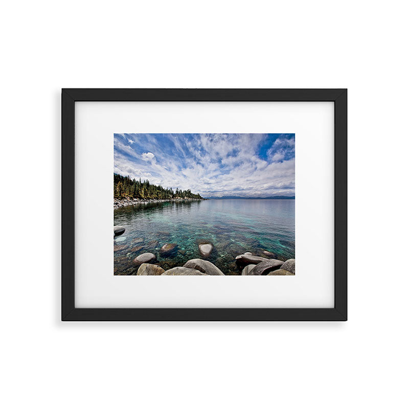 Tranquility Lake Tahoe Framed Art Print Gallery Image 6
