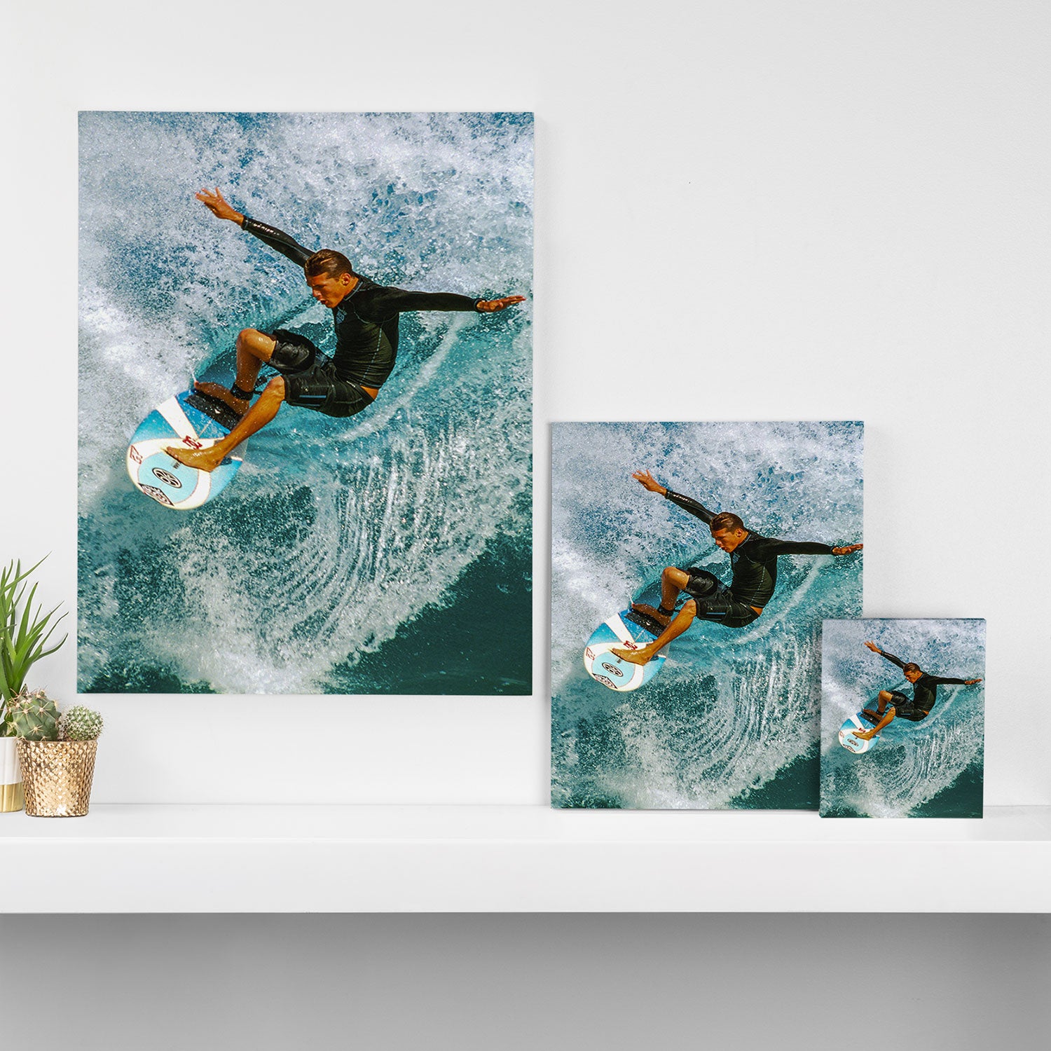 Andy Irons,  surfing on the North Shore Canvas Print Gallery Image 3