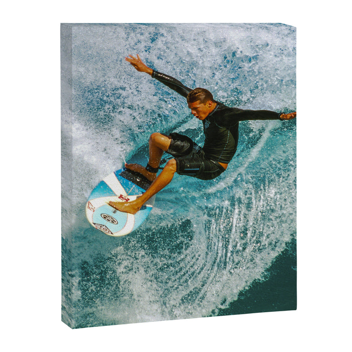 Andy Irons,  surfing on the North Shore Canvas Print Gallery Image 1