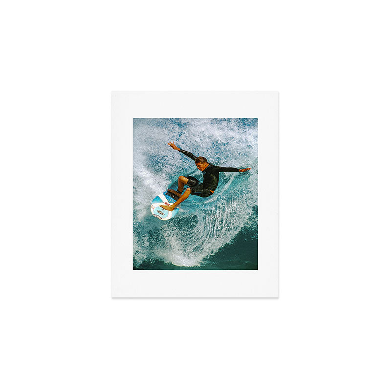 Andy Irons,  surfing on the North Shore Art Print Gallery Image 1