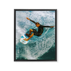 Andy Irons,  surfing on the North Shore Framed Canvas Print Gallery Image 6