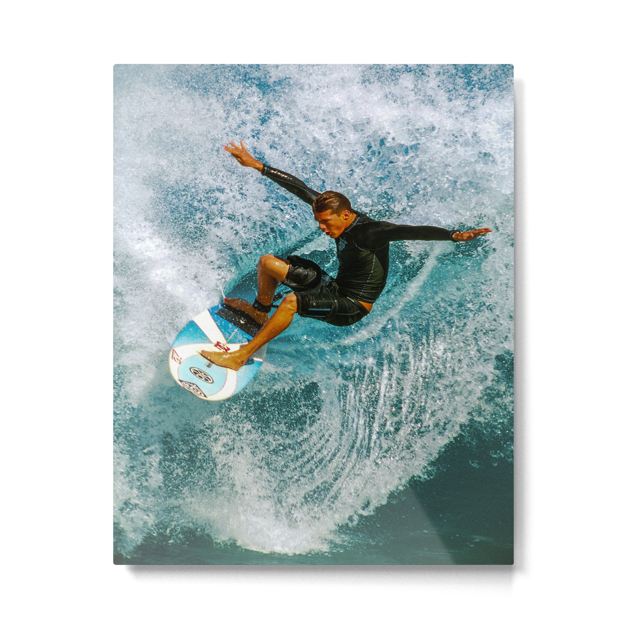 Andy Irons,  surfing on the North Shore Metal Print Gallery Image 4