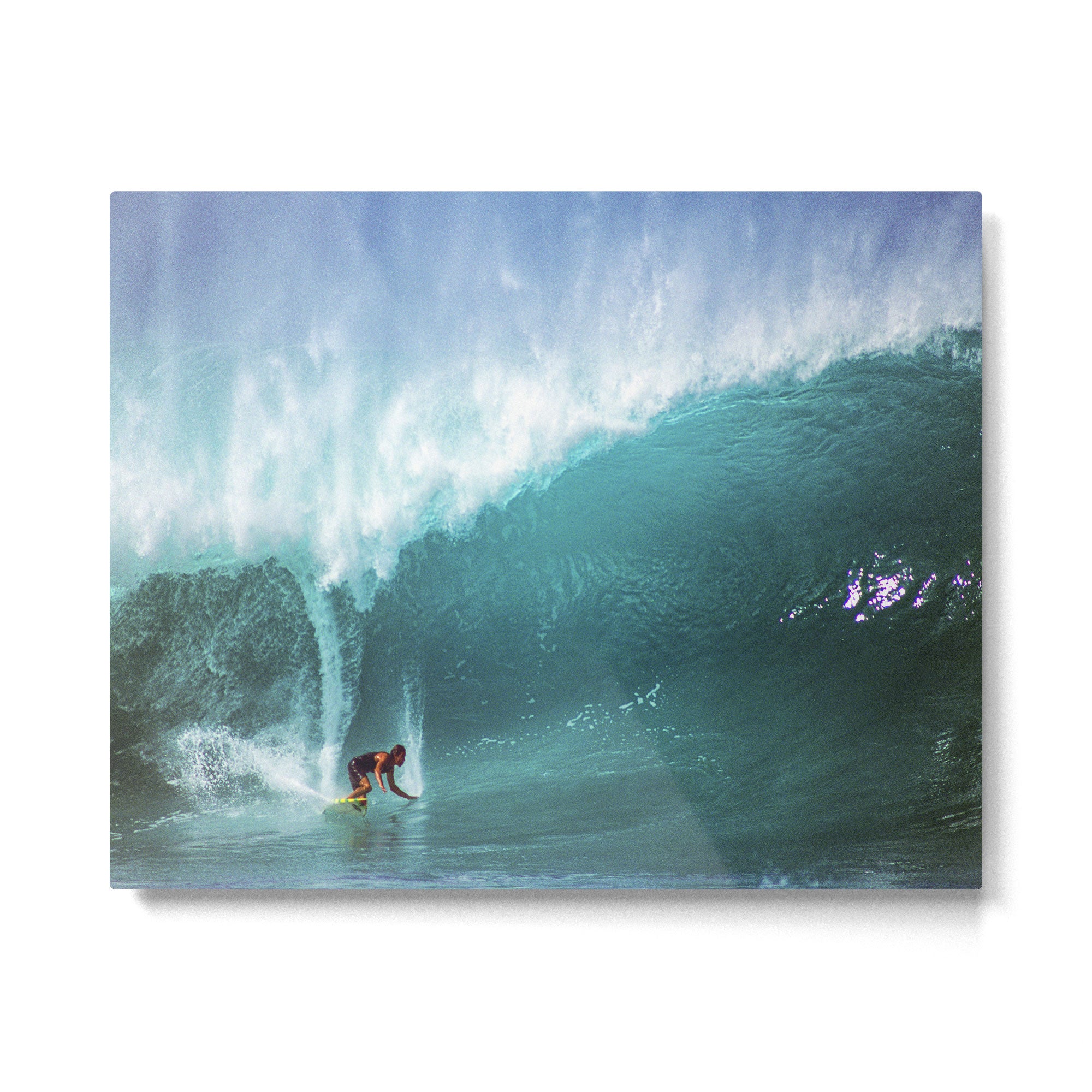 Gerry Lopez,  surfing on the North Shore Metal Print Gallery Image 4