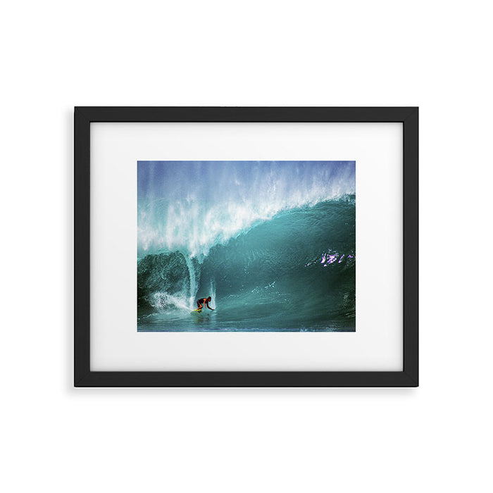 Gerry Lopez,  surfing on the North Shore Framed Art Print Gallery Image 1