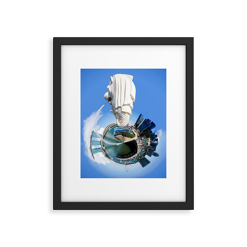 Singapore, The Merlion Framed Art Print Gallery Image 5