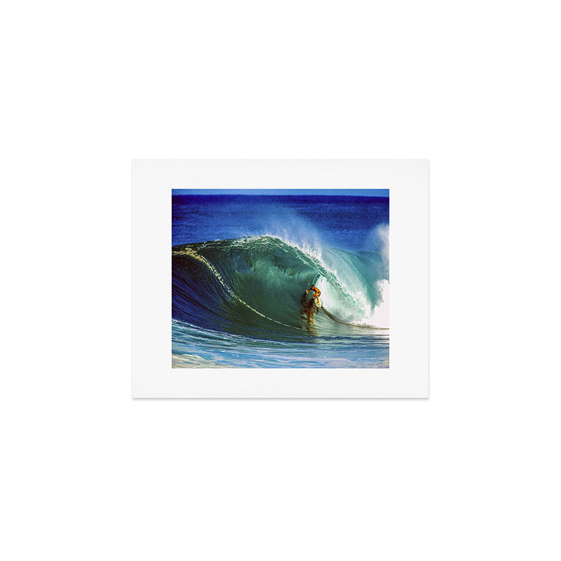 Tom Curren, surfing on the North Shore Art Print