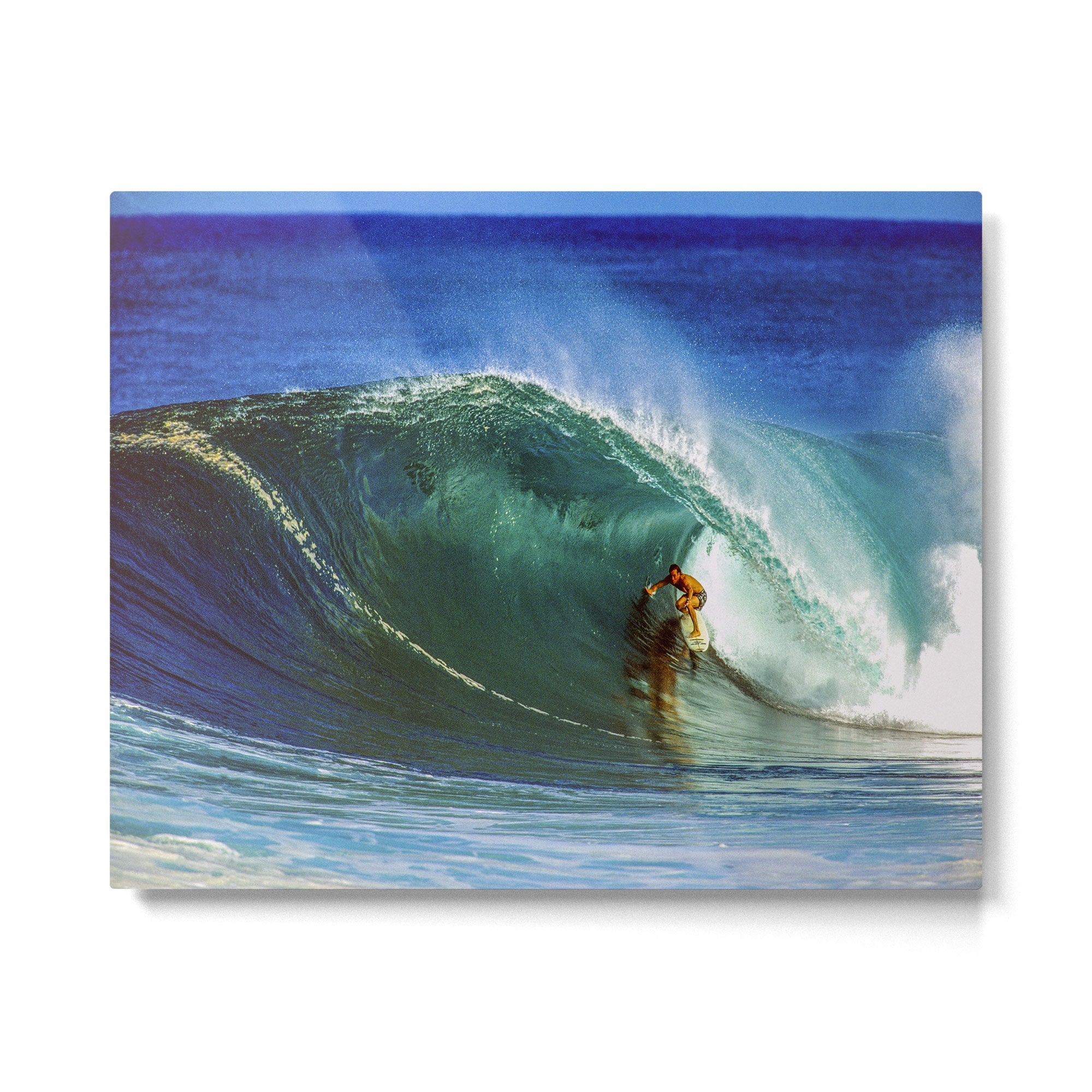Tom Curren, surfing on the North Shore Metal Print Gallery Image 4