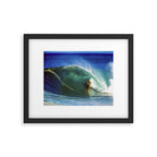 Tom Curren, surfing on the North Shore Framed Art Print Gallery Image 5