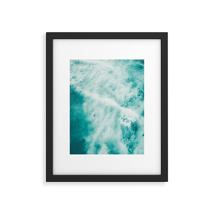 Beach Wave Framed Art Print Gallery Image 1