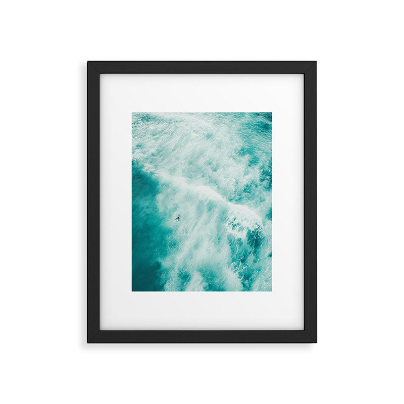 Beach Wave Framed Art Print Gallery Image 5