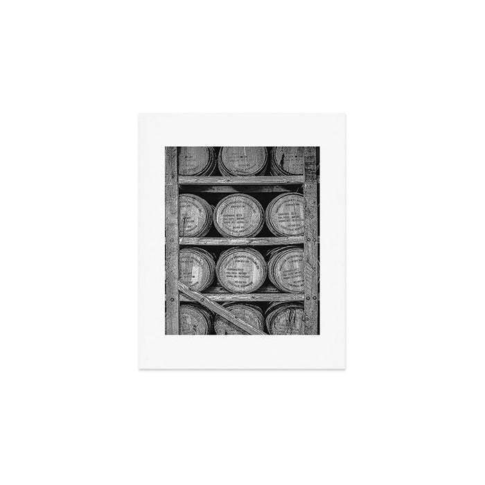 Bourbon Black and White Art Print Gallery Image 1