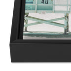 Lifeguard Tower Framed Canvas Print Gallery Image 3