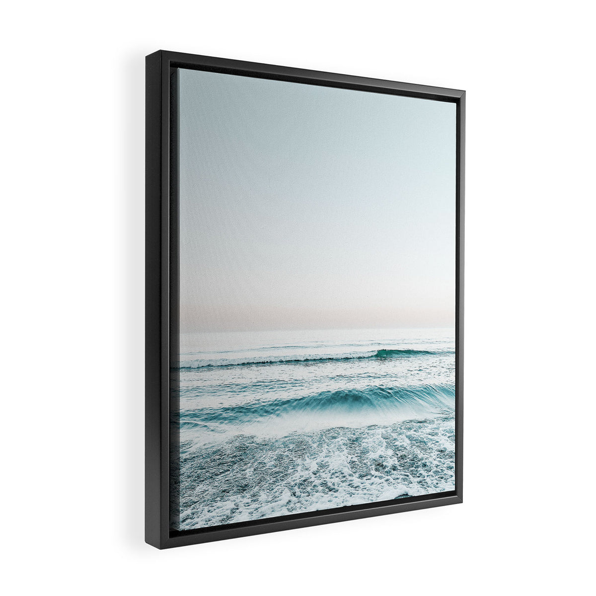 Santa Barbara Beach Framed Canvas Print Gallery Image 2