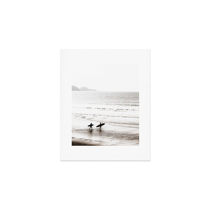 Surfer Black and White Art Print Gallery Image 1