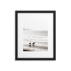 Surfer Black and White Framed Art Print Gallery Image 5