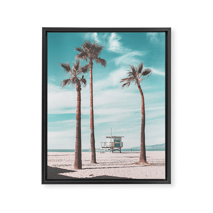 Venice Beach Framed Canvas Print Gallery Image 1