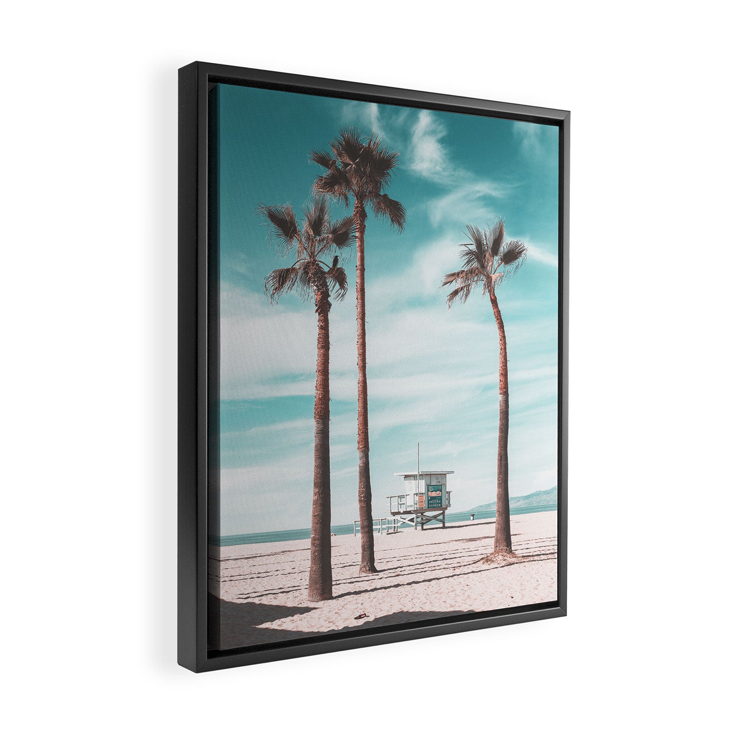 Venice Beach Framed Canvas Print Gallery Image 2