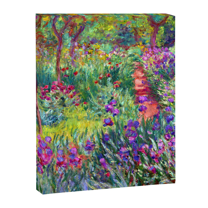 Claude Monet Garden in Giverny Canvas Print Gallery Image 1
