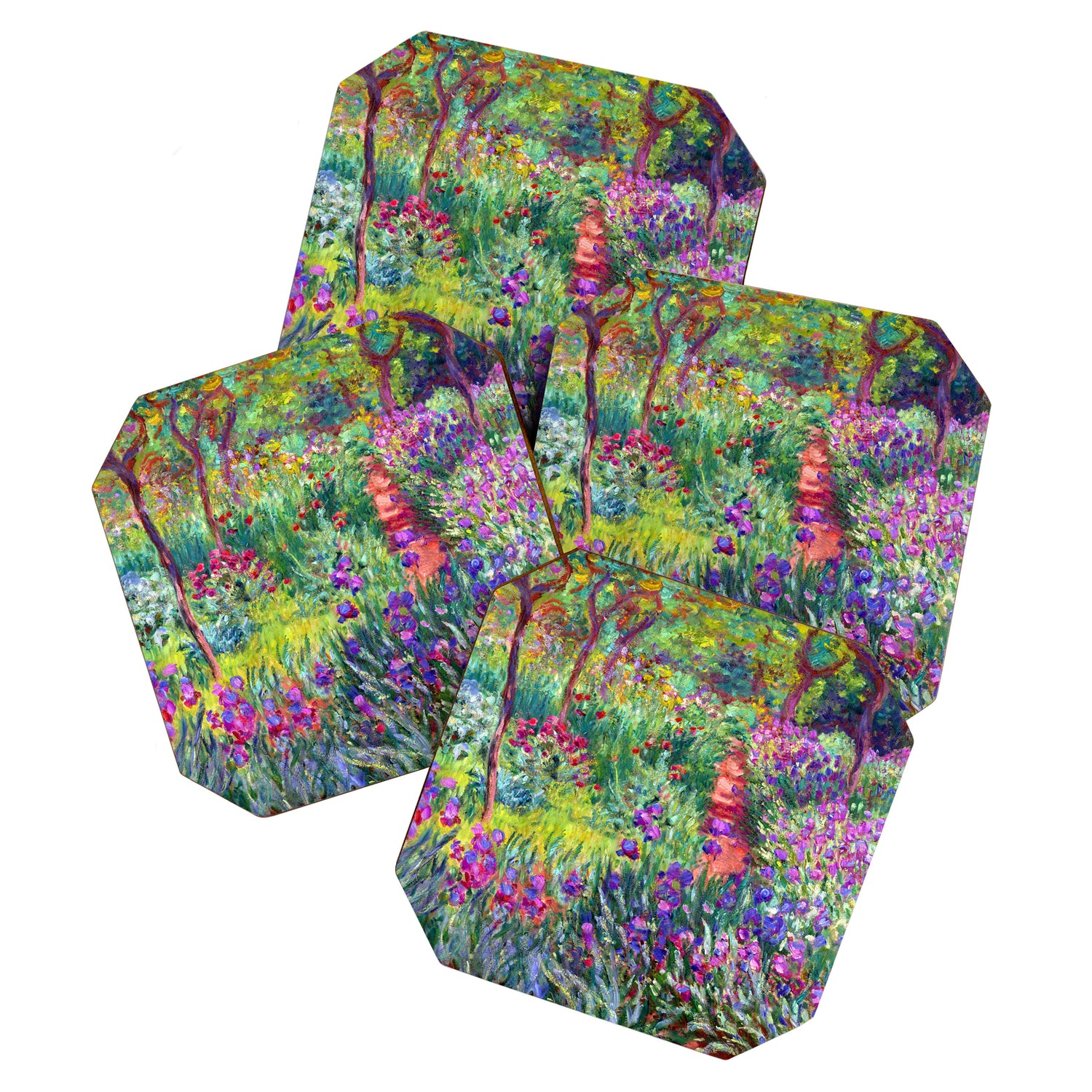 Claude Monet Garden in Giverny Coaster Gallery Image 1