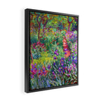 Claude Monet Garden in Giverny Framed Canvas Print Gallery Image 2