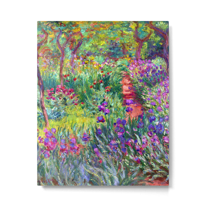 Claude Monet Garden in Giverny Metal Print Gallery Image 1