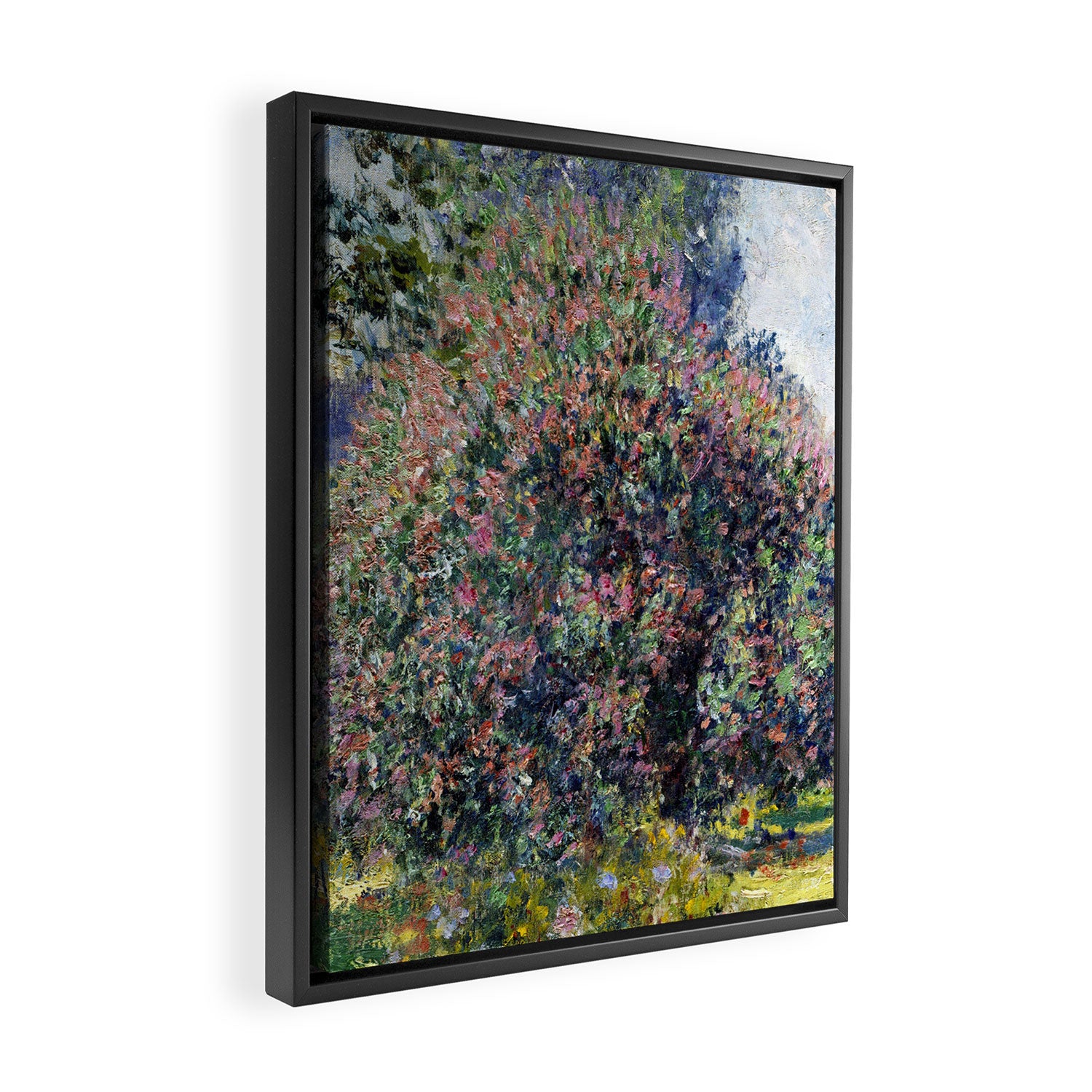 Claude Monet Parc Monceau II Framed Canvas Print Gallery Image 2
