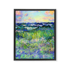 Claude Monet Sea at Pourville Framed Canvas Print Gallery Image 8