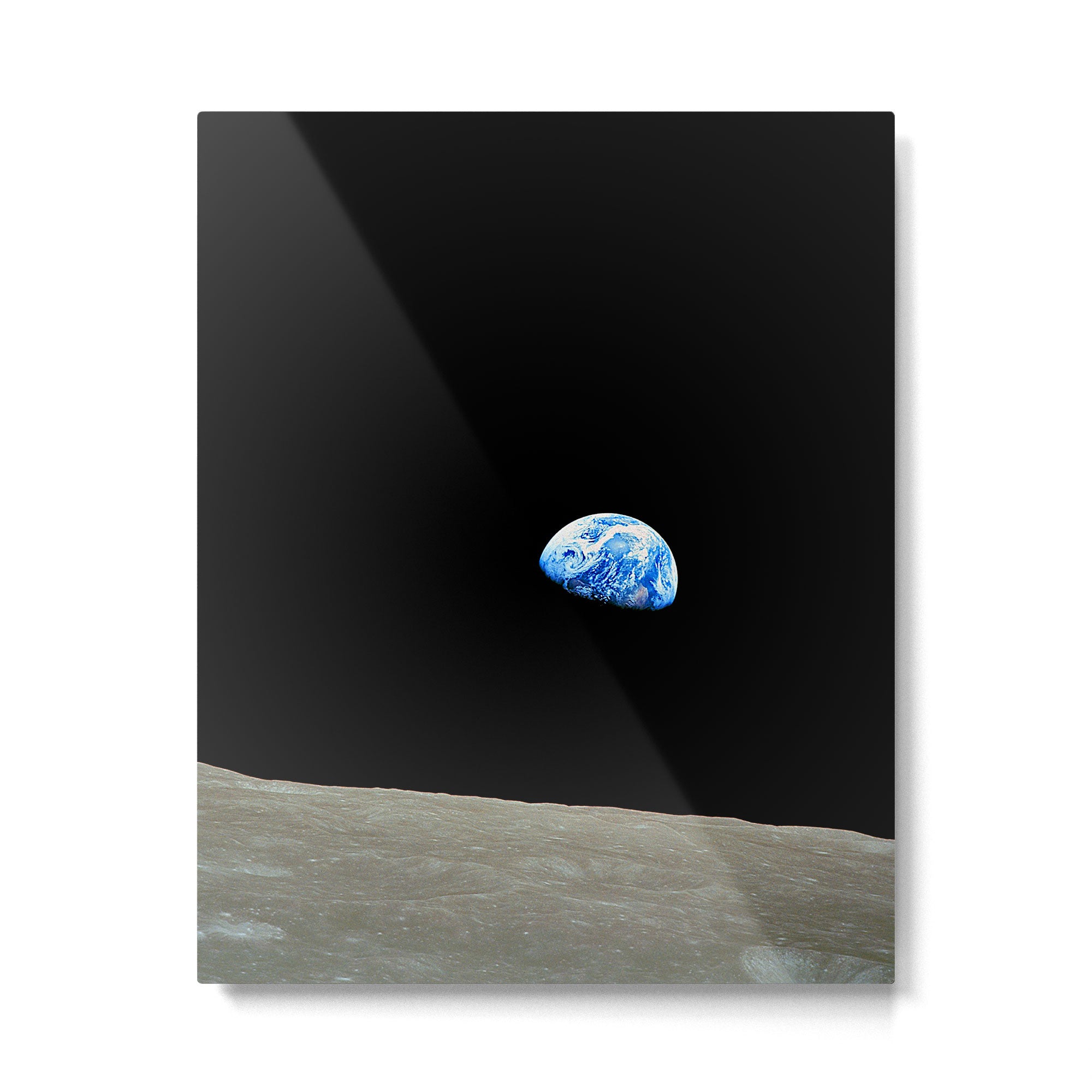 Earthrise - The Original Apollo 8 Color Photograph Metal Print Gallery Image 6