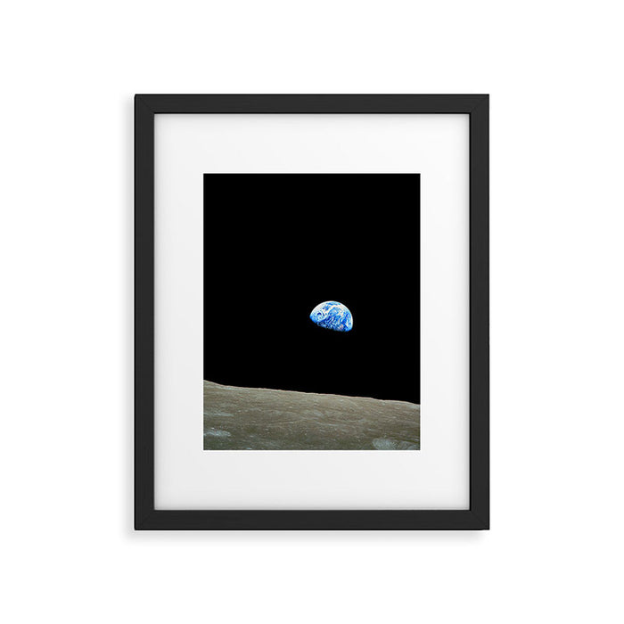 Earthrise - The Original Apollo 8 Color Photograph Framed Art Print Gallery Image 1