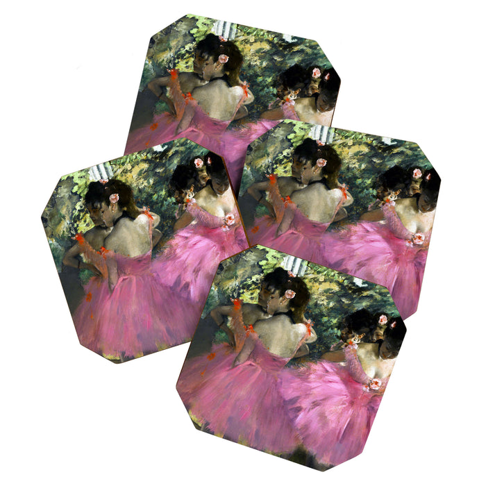 Edgar Degas Dancers in Pink Coaster Gallery Image 1
