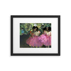 Edgar Degas Dancers in Pink Framed Art Print Gallery Image 4