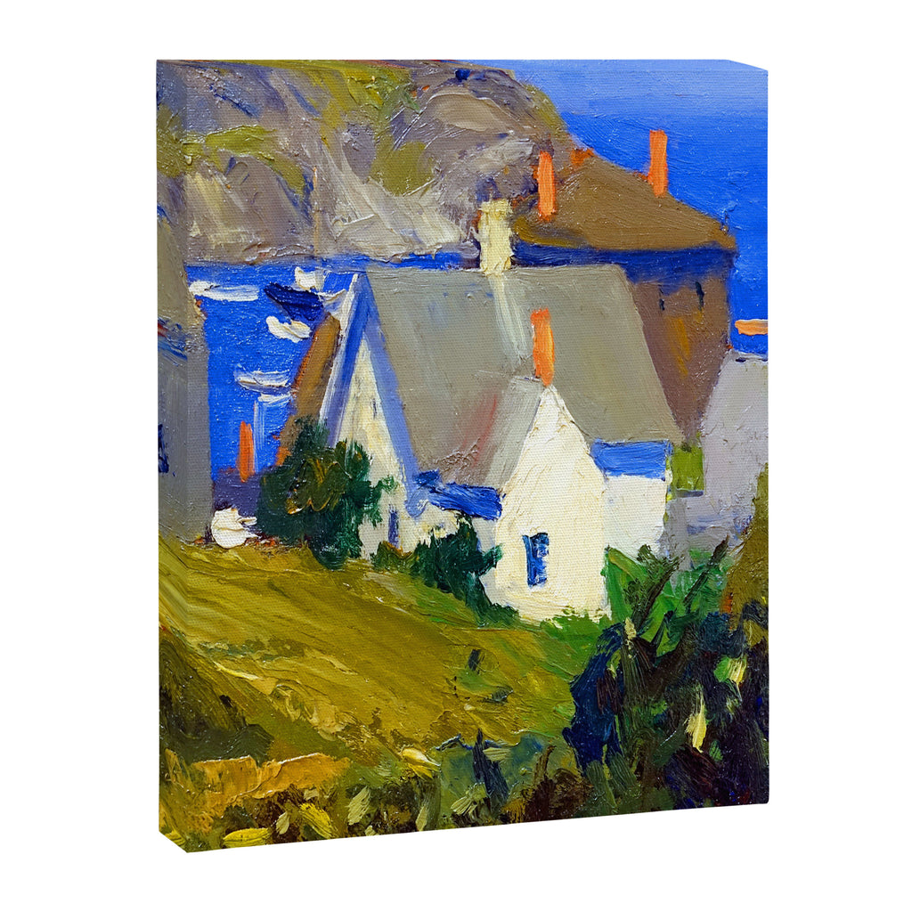 Edward Hopper Monhegan Houses Canvas Print Gallery Image 8