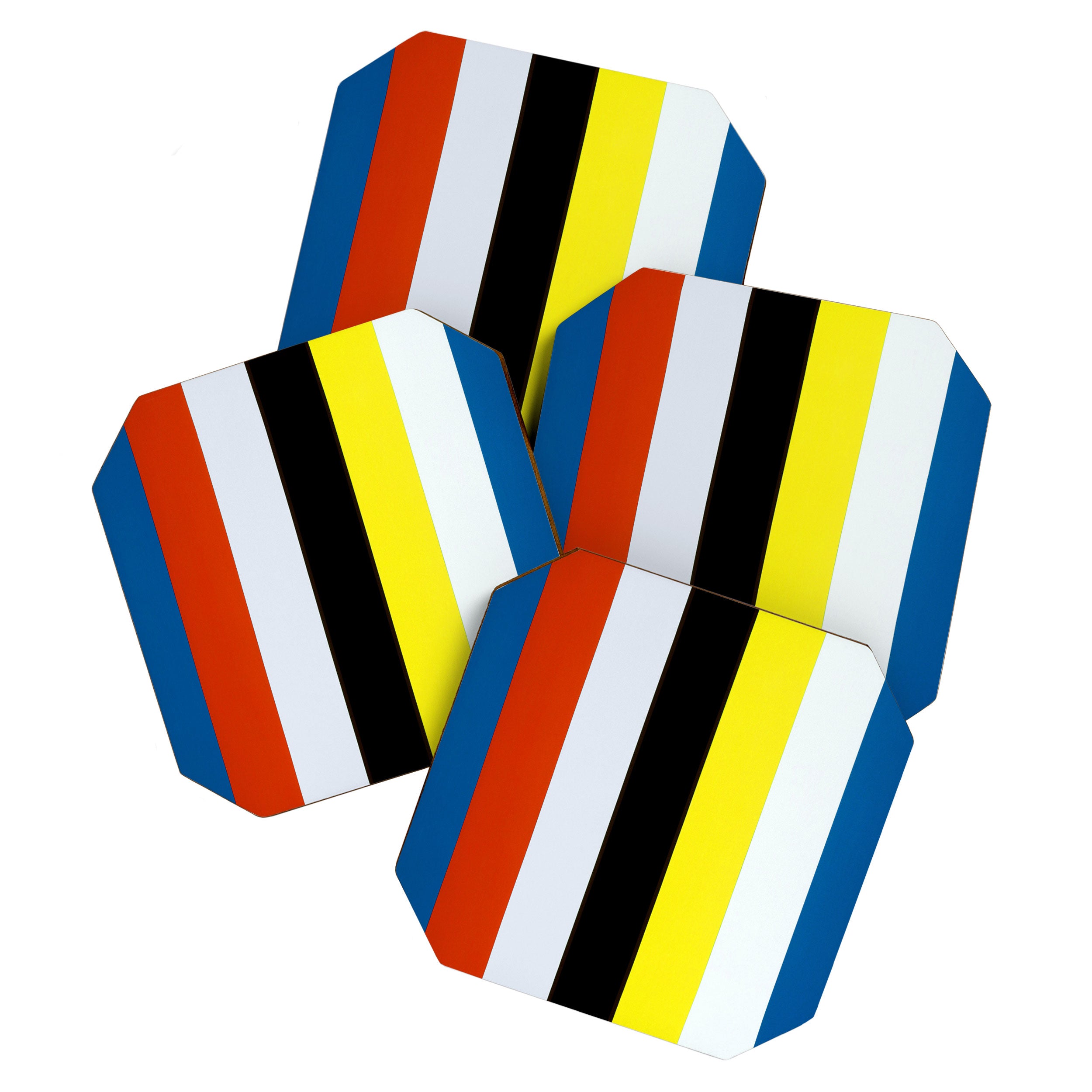 Ellsworth Kelly Red Yellow Blue White and Black Coaster Gallery Image 1