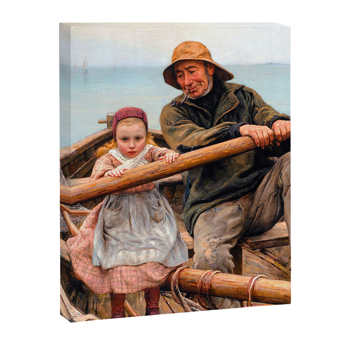 Emile Renouf The Helping Hand Canvas Print Gallery Image 1