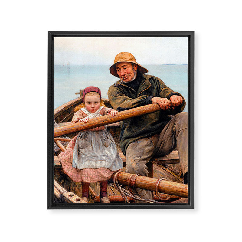 Emile Renouf The Helping Hand Framed Canvas Print Gallery Image 6