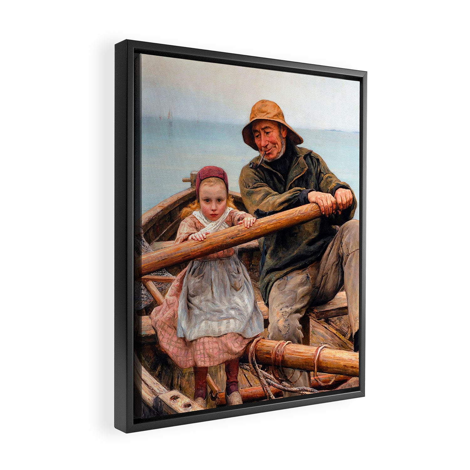 Emile Renouf The Helping Hand Framed Canvas Print Gallery Image 2