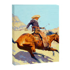 Frederic Remington The Cowboy Canvas Print Gallery Image 8