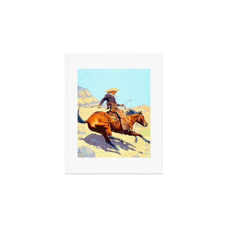 Frederic Remington The Cowboy Art Print Gallery Image 1